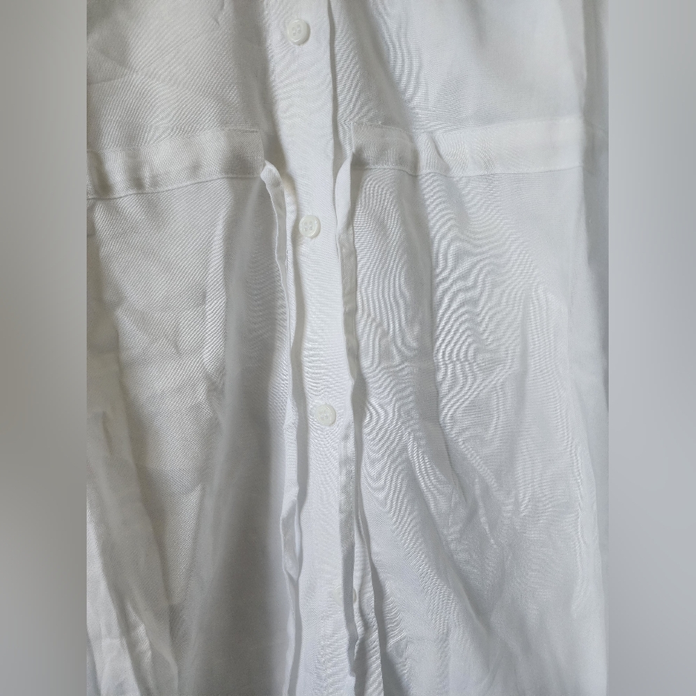 💙 MAMA Tie-belt Maternity Blouse - Picture 5 of 10